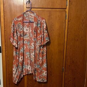 Floral Rust Women's Sweater